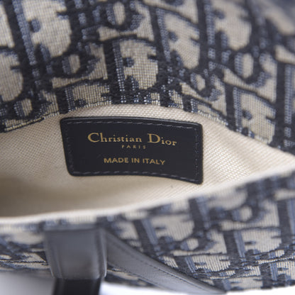 Christian Dior Oblique Saddle Belt Bag Blue 6 of 9