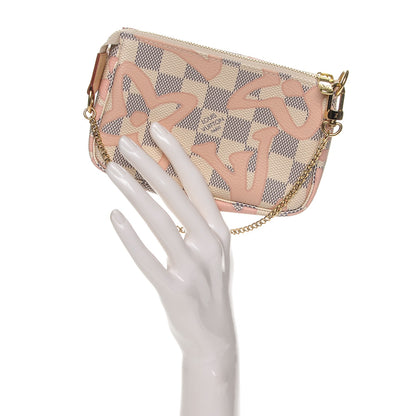 Louis Vuitton Damier Azur Tahitienne Mini Pochette Accessories 2 of 6
