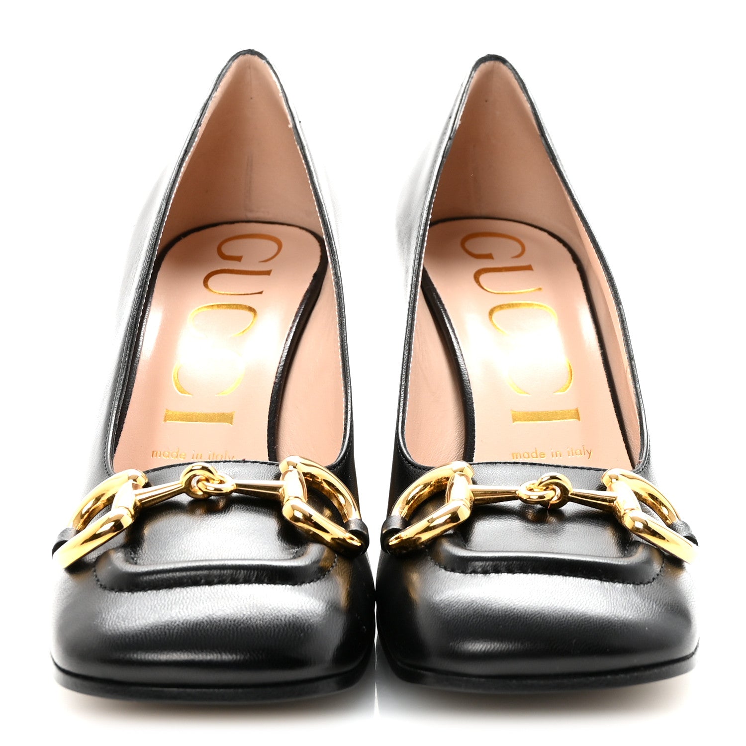 Gucci Malaga Kid Horsebit 75mm Pumps 37.5 Black 3 of 10