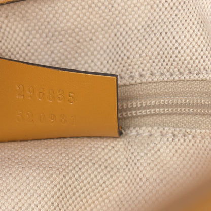 Gucci Monogram Medium Sukey Top Handle Tote Yellow 7 of 12