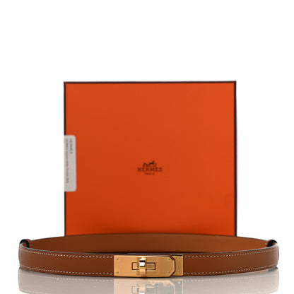 Hermes Epsom Kelly Pocket Belt Gold 5 of 5