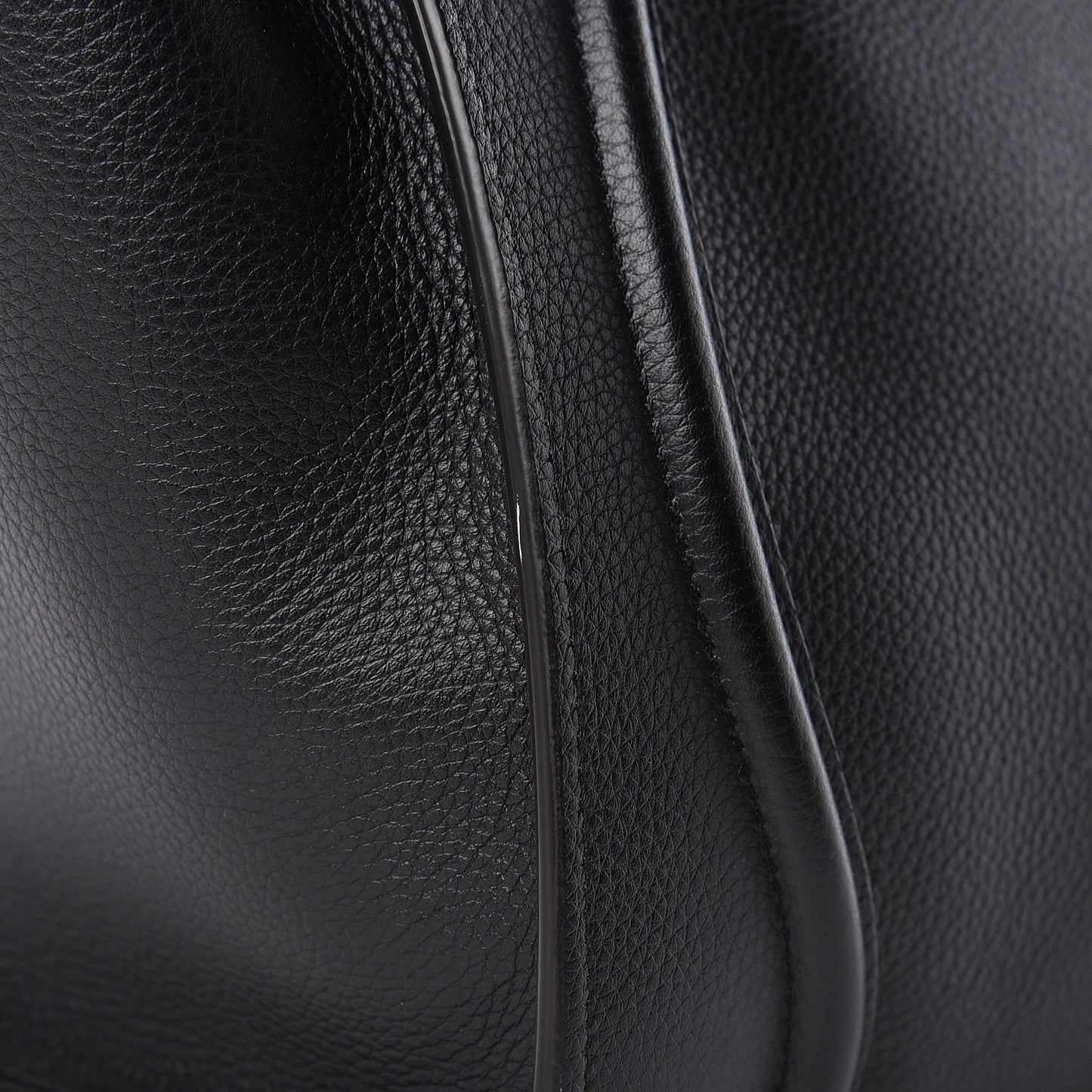 Drummed Calfskin Mini Luggage Black