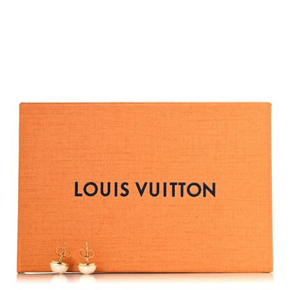Louis Vuitton Pearl My Mix Earrings Gold 5 of 5