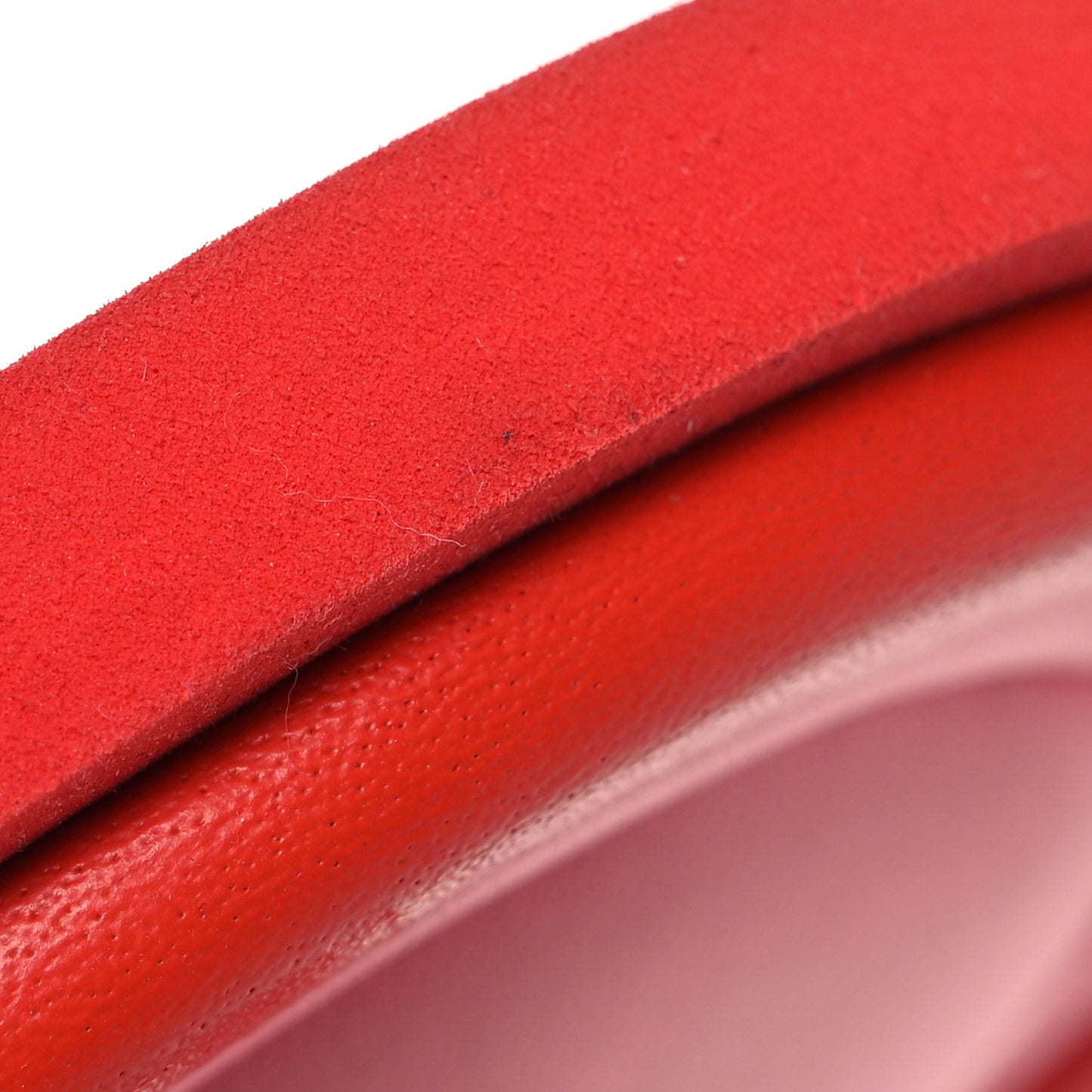 Lambskin Padded Pool Thong Sandals 40 Light Red Pink
