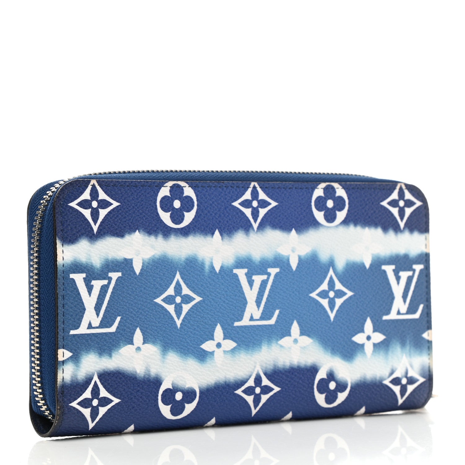 Louis Vuitton Monogram Escale Zippy Wallet Blue 3 of 9