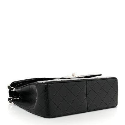 Chanel Caviar Quilted Jumbo Double Flap Black 4 of 10