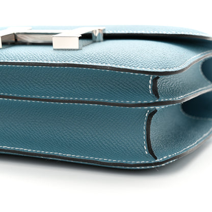 Hermes Epsom Constance 18 New Blue Jean 11 of 12