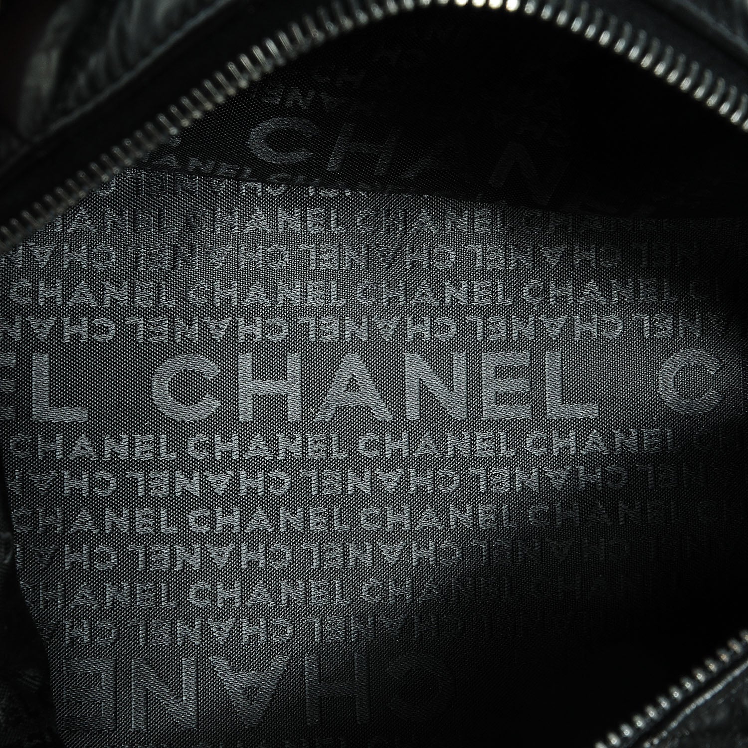 Chanel Distressed Lambskin Lady Braid Small Tote Black 6 of 9