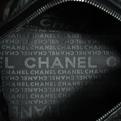 Chanel Distressed Lambskin Lady Braid Small Tote Black 6 of 9