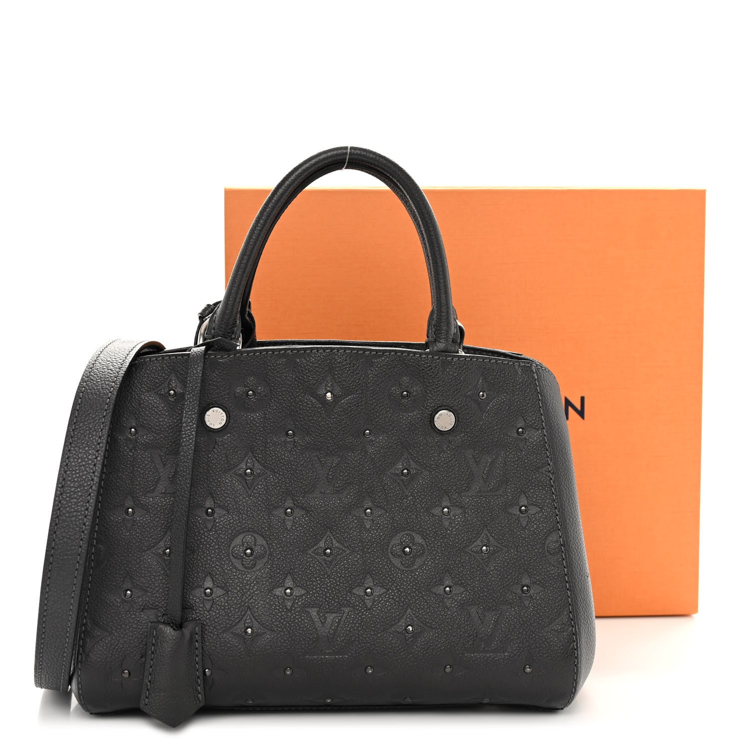 Louis Vuitton Empreinte Studded Montaigne BB Platine 10 of 10