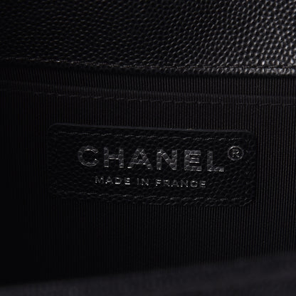 Chanel Caviar Quilted Medium Boy Flap Black 6 of 10