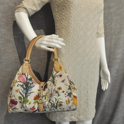 Gucci Canvas Flora Floral Bardot 2 of 8