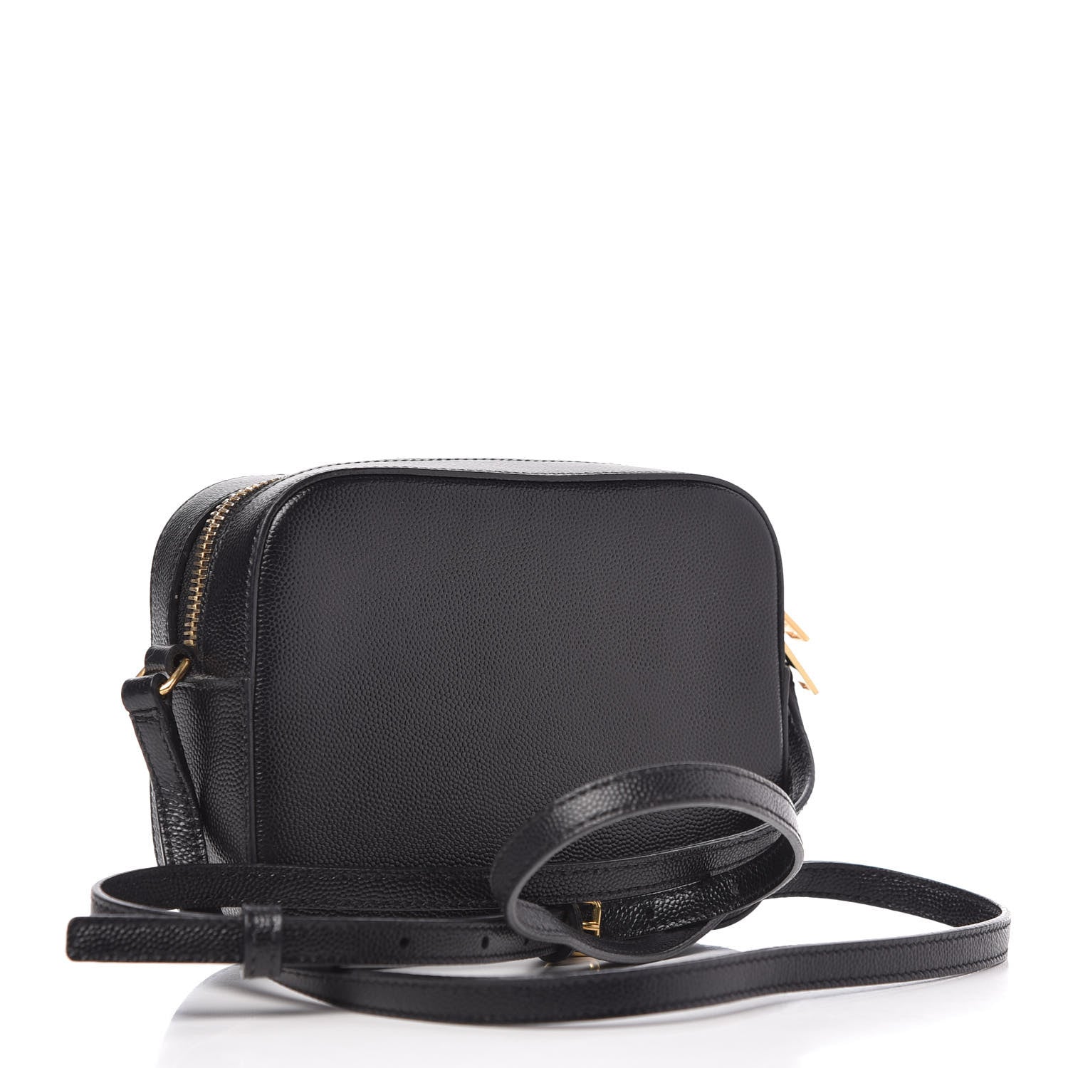 Saint Laurent Grain De Poudre Small Classic Monogram Camera Bag Black 3 of 9
