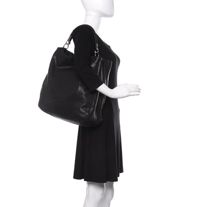 Saint Laurent Sheepskin Large Roady Hobo Black 2 of 13