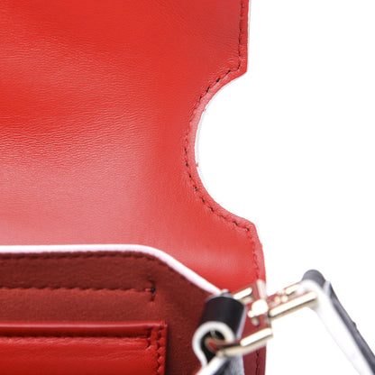 Givenchy Calfskin Small Nobile Shoulder Bag Black Red 8 of 9