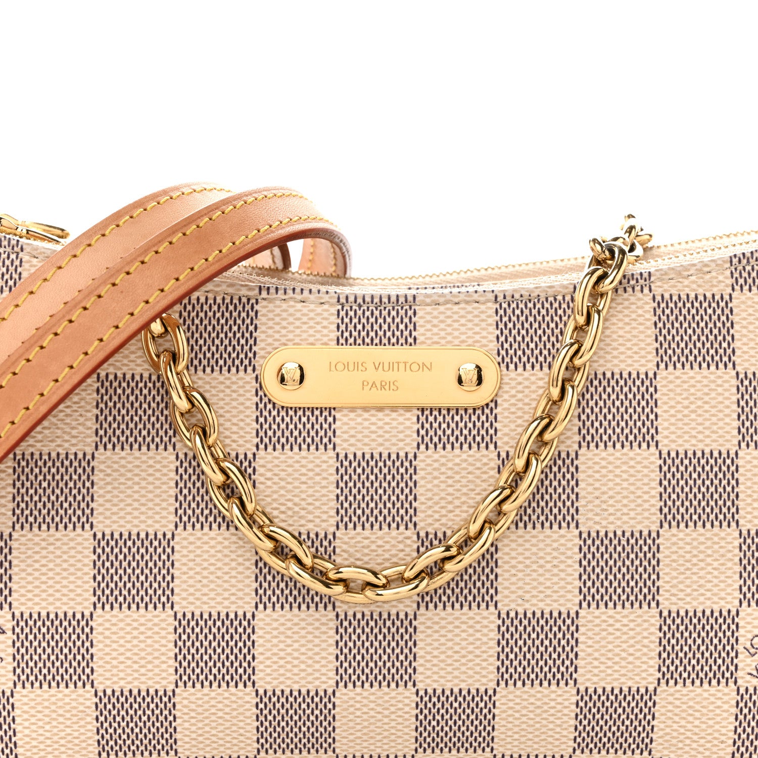 Louis Vuitton Damier Azur Liv Pochette 8 of 17