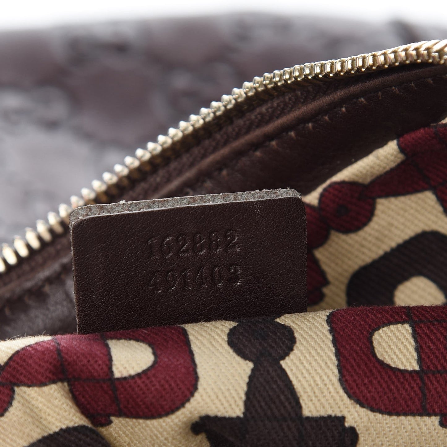 Guccissima Large Princy Hobo Dark Brown