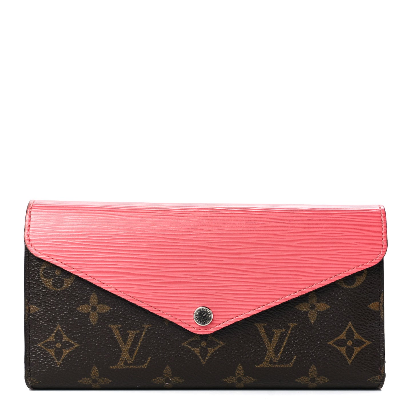 Monogram Epi Marie-Lou Long Wallet Corail