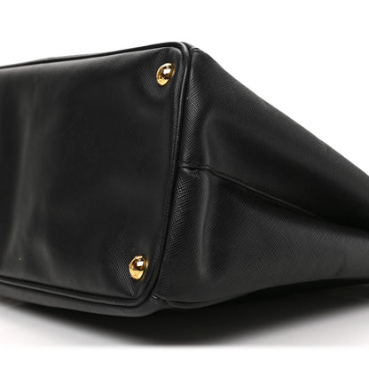 Prada Saffiano Medium Galleria Double Zip Tote Black 8 of 8