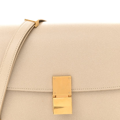 Celine Liege Calfskin Medium Classic Box Flap Bag Linen 8 of 12