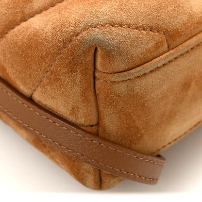 Saint Laurent Suede Toy Loulou Shoulder Bag Cinnamon 13 of 14