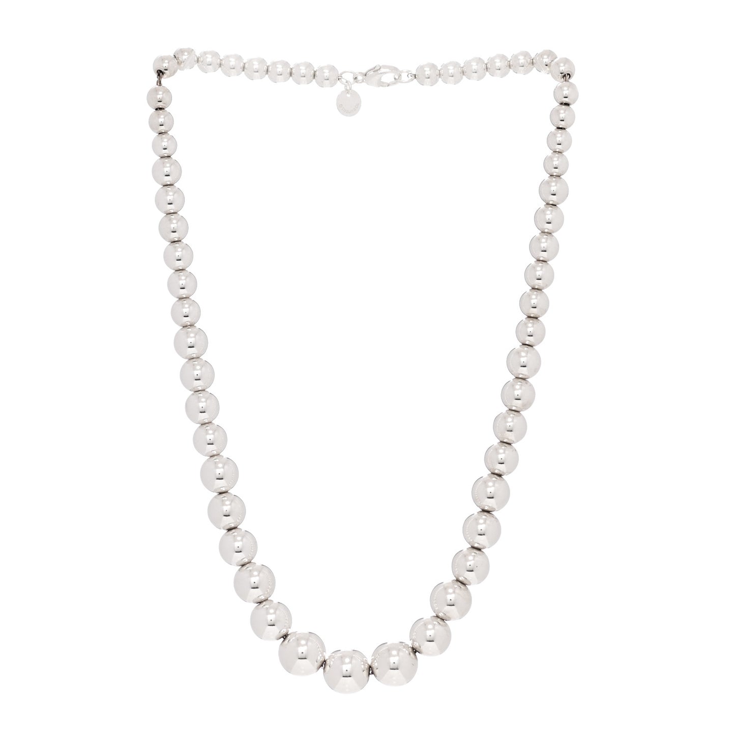 Sterling Silver HardWear Graduated Ball Necklace