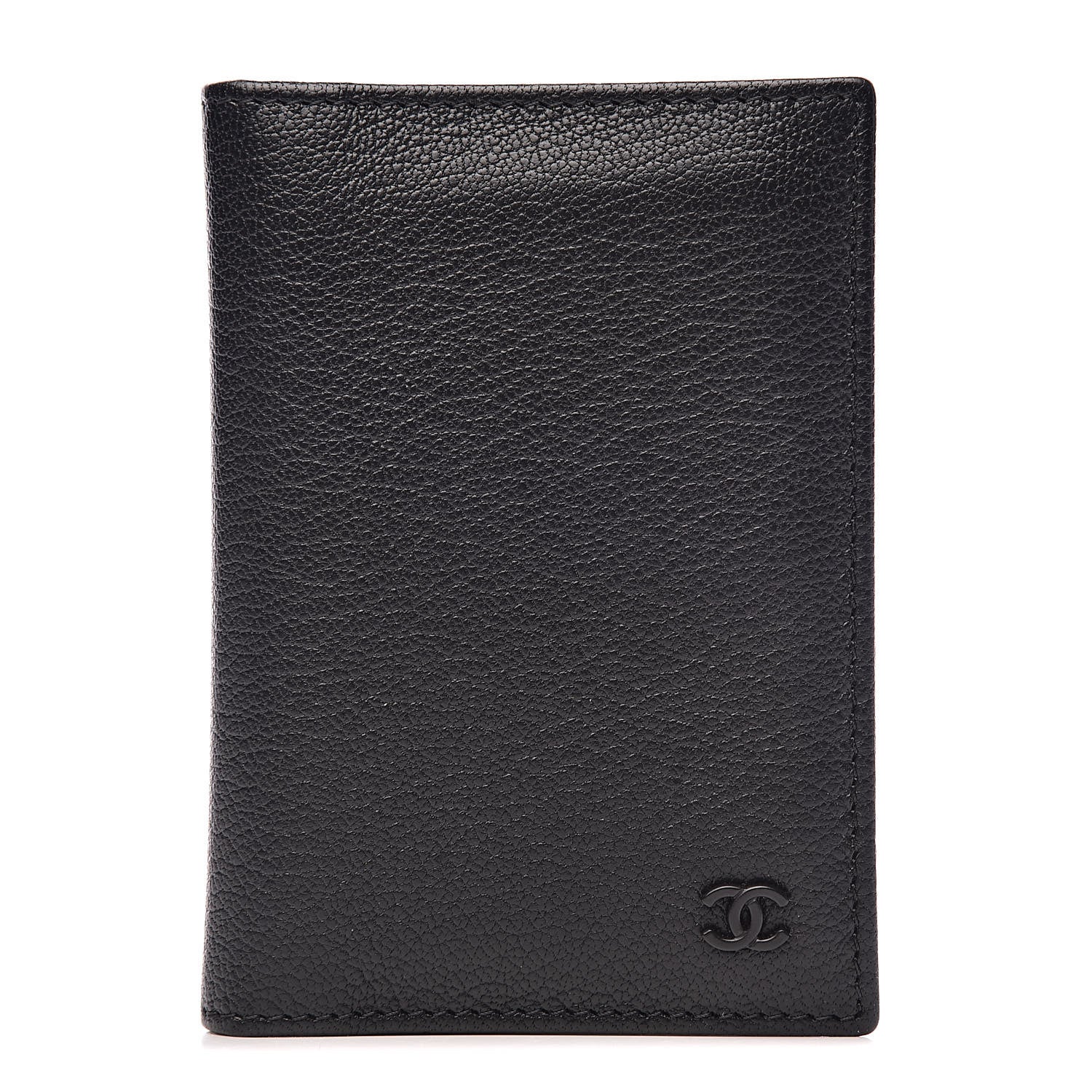 Chanel Goatskin Card Case Black 1 of 8