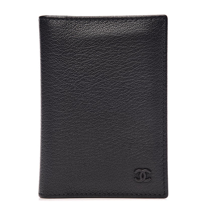 Chanel Goatskin Card Case Black 1 of 8