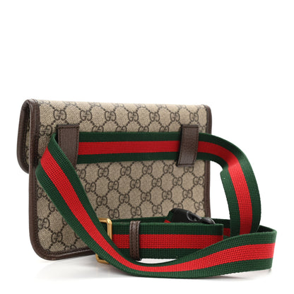 Gucci GG Supreme Monogram Neo Vintage Web Belt Bag Brown 3 of 7