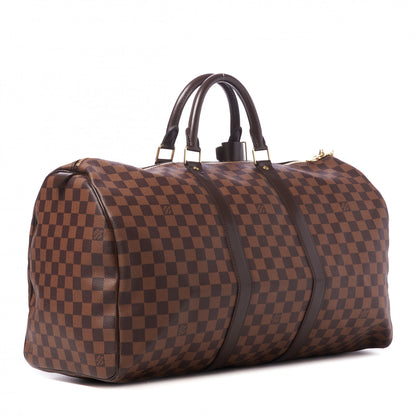 Louis Vuitton Damier Ebene Keepall 50 2 of 8