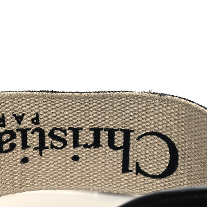 Christian Dior Canvas Embroidered Shoulder Strap Blue 5 of 6