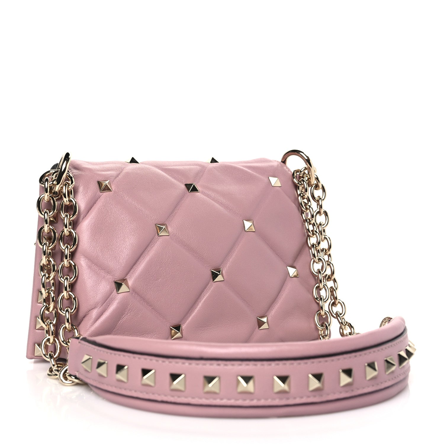 Valentino Garavani Nappa Mini Candystud Crossbody Bag Water Rose 3 of 8