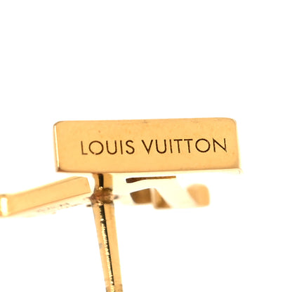 Louis Vuitton Metal LV Iconic Earrings Gold 4 of 6