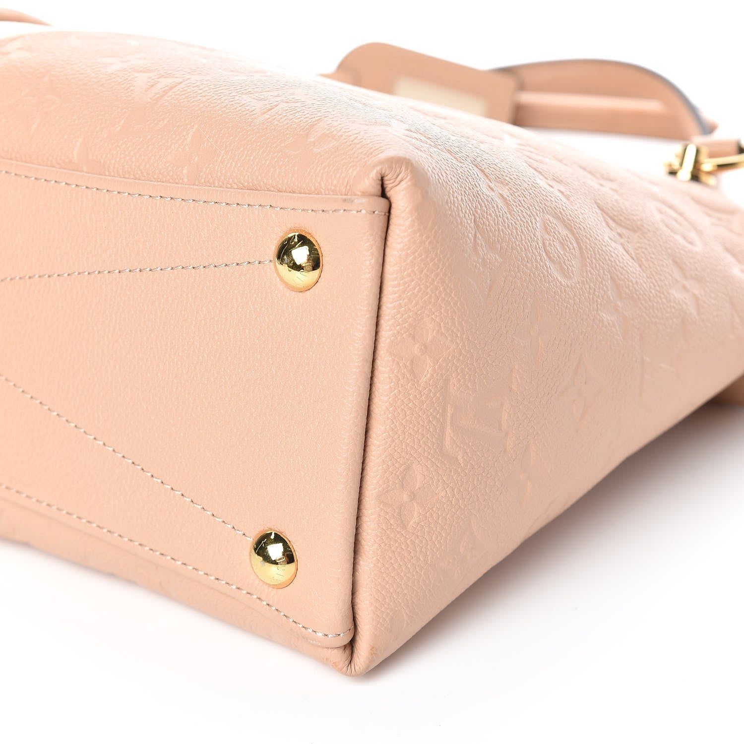 Louis Vuitton Empreinte V Tote MM Beige Rose Creme 7 of 13
