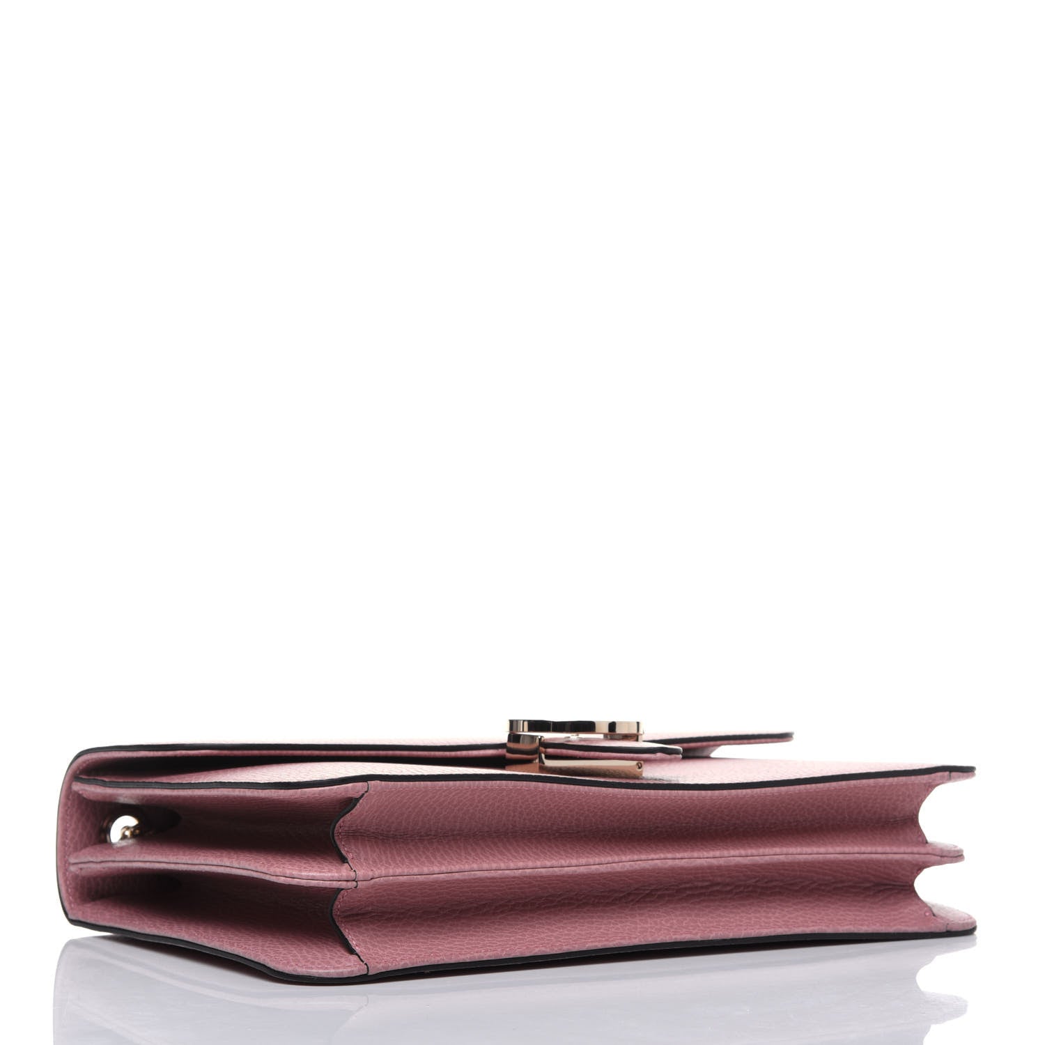 Gucci Dollar Calfskin Interlocking G Shoulder Bag Soft Pink 4 of 14