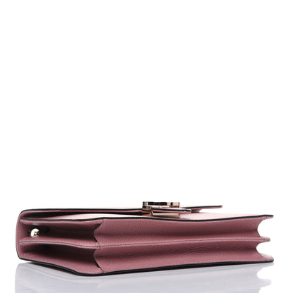 Gucci Dollar Calfskin Interlocking G Shoulder Bag Soft Pink 4 of 14