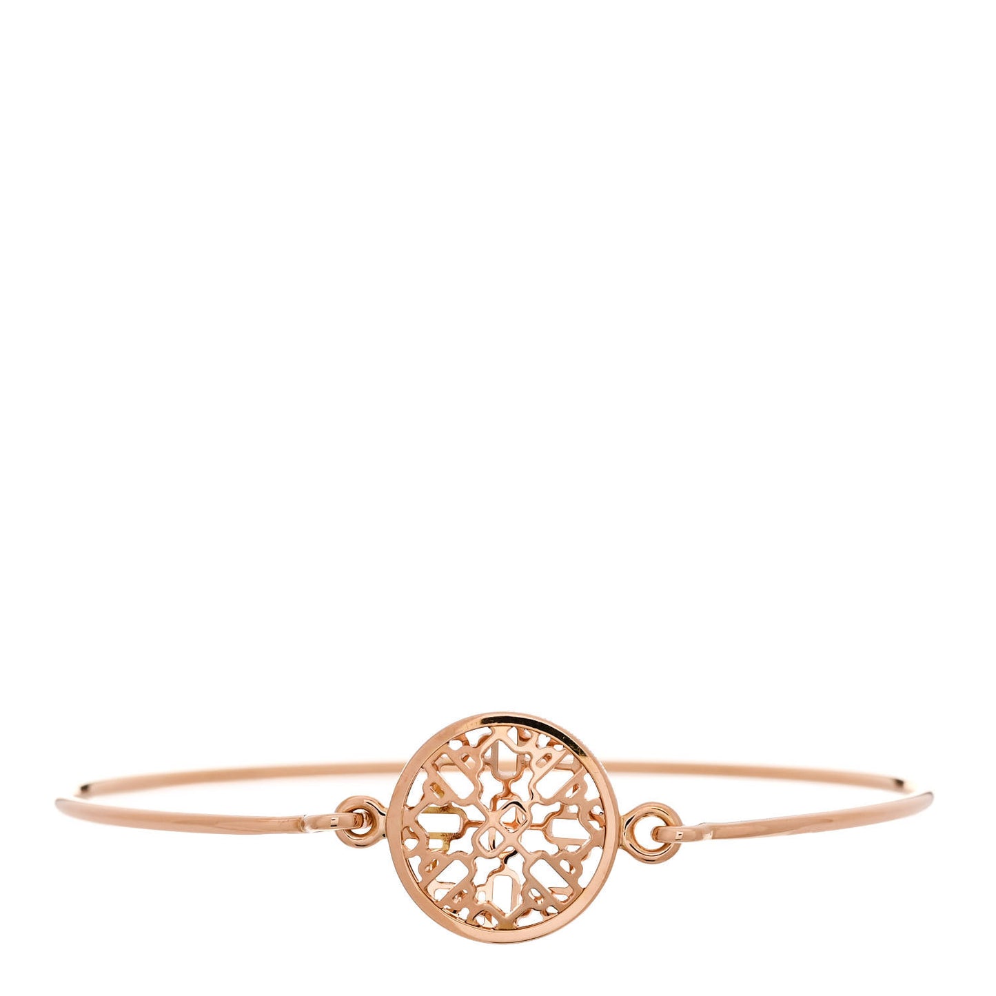 18K Rose Gold Chaine D'Ancre Passerelle Bracelet SH