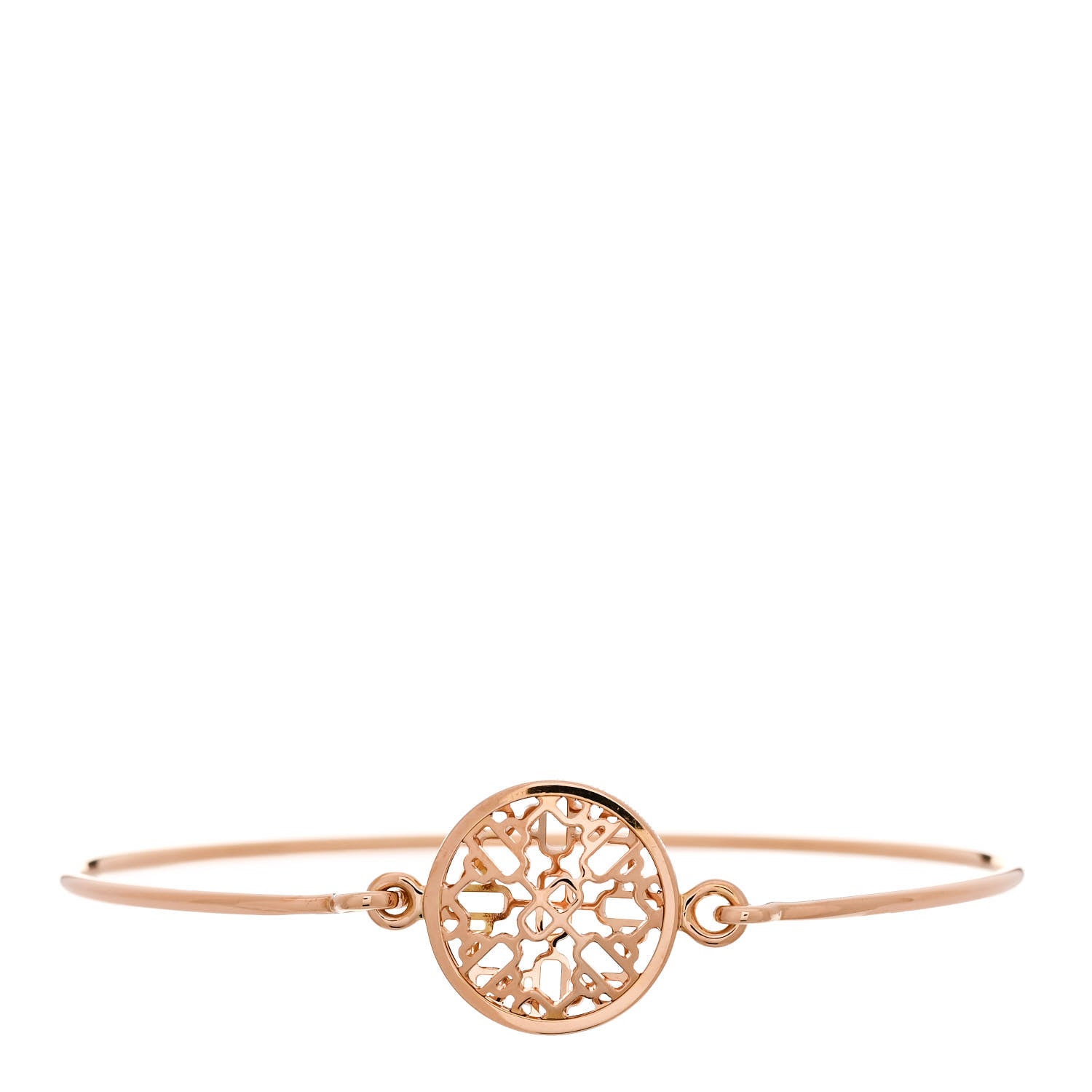 Hermes 18K Rose Gold Chaine D'Ancre Passerelle Bracelet SH 1 of 4