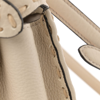 Fendi Canvas Cuoio Romano Selleria Astrology Mini Peekaboo Iconic Satchel Camelia 13 of 14