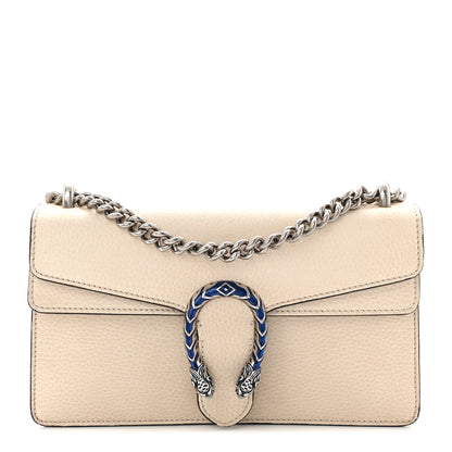 Gucci Dollar Calfskin Enamel Small Dionysus Shoulder Bag Mystic White Electric Blue 1 of 10