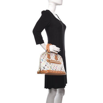 Louis Vuitton Monogram Multicolor Alma White 2 of 14