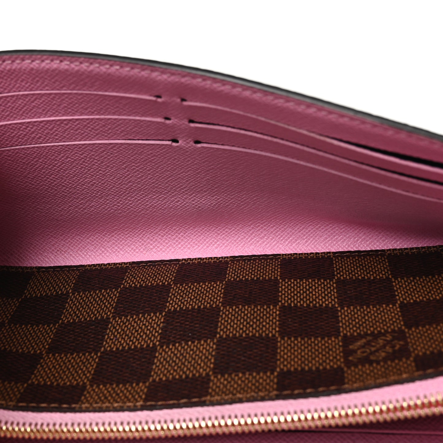 Damier Ebene 2023 Christmas Animation Ice Skating Sarah Wallet Pink