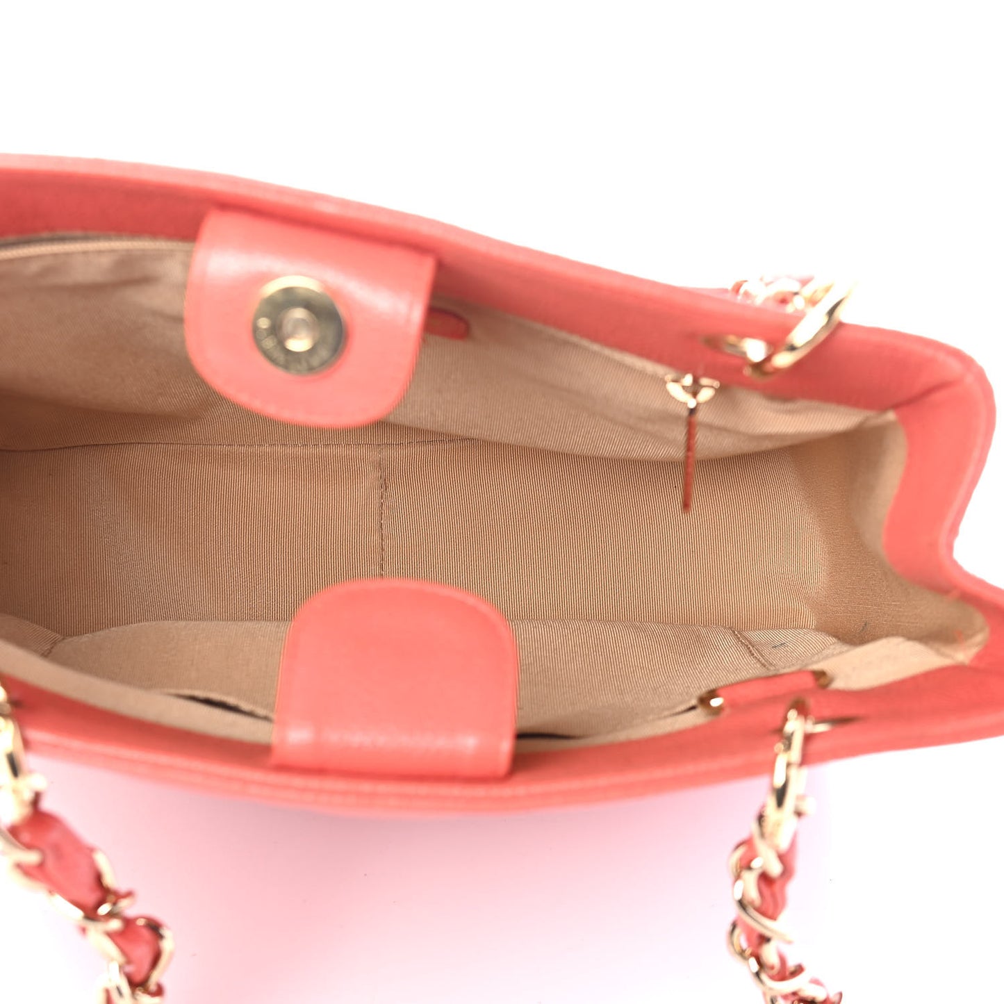 Caviar Quilted Petit Shopping Tote PST Pink