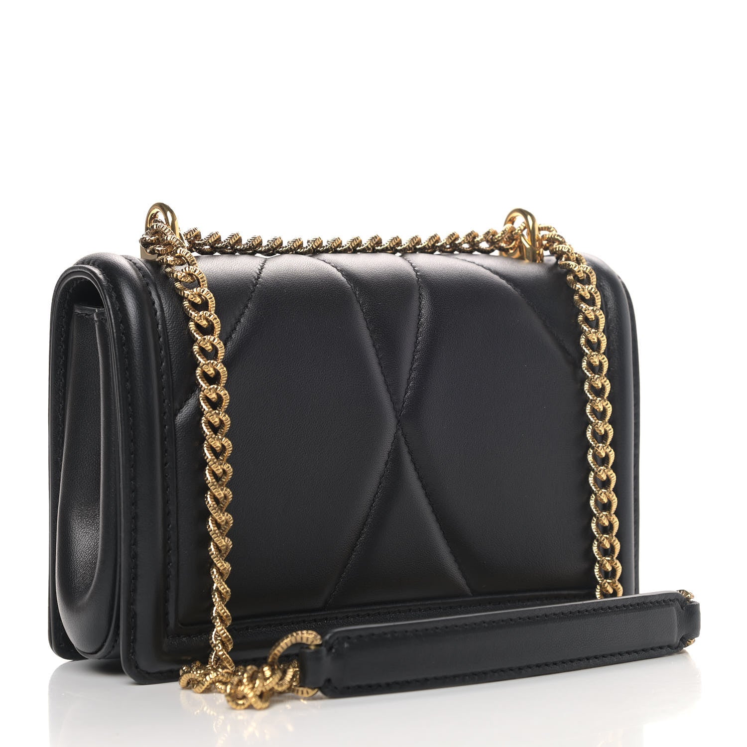 Dolce & Gabbana Nappa Devotion Crossbody Bag Black 2 of 4