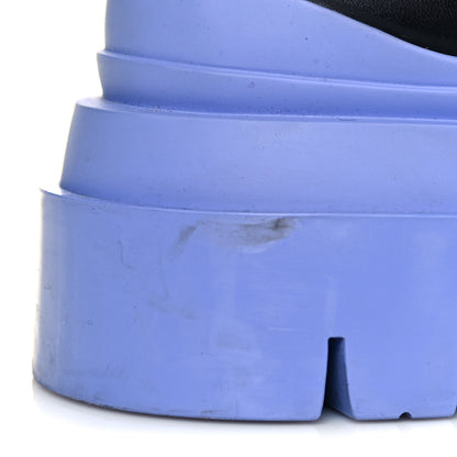 Bottega Veneta Calfskin The Tire Chelsea Boots 36 Black Periwinkle 8 of 9