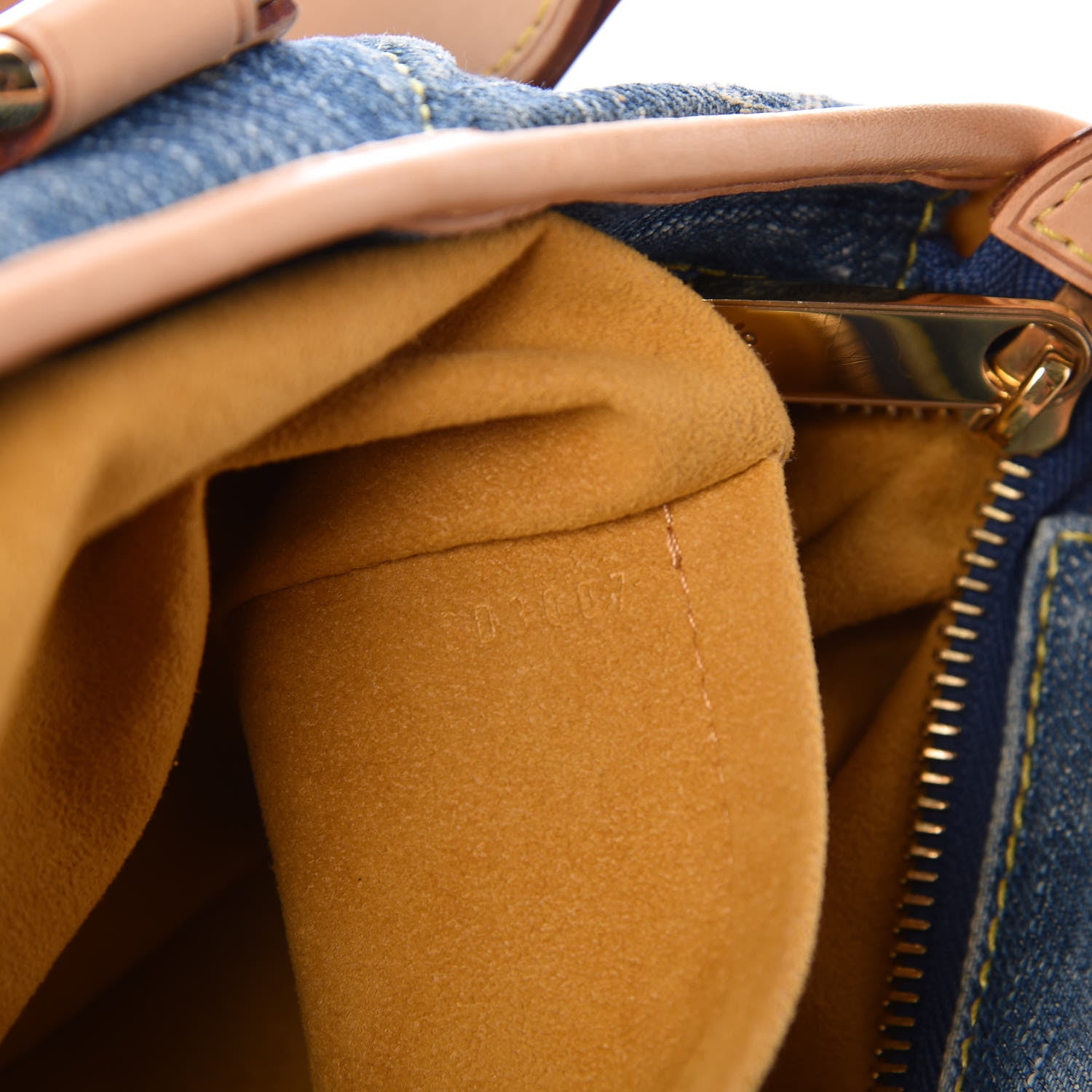 Louis Vuitton Denim Neo Cabby MM Blue 8 of 12