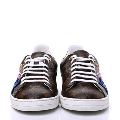Louis Vuitton Calfskin Monogram LV Black Heart Sneakers 39 Cacao 2 of 11