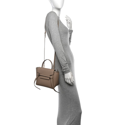 Celine Grained Calfskin Nano Belt Bag Light Taupe 2 of 11