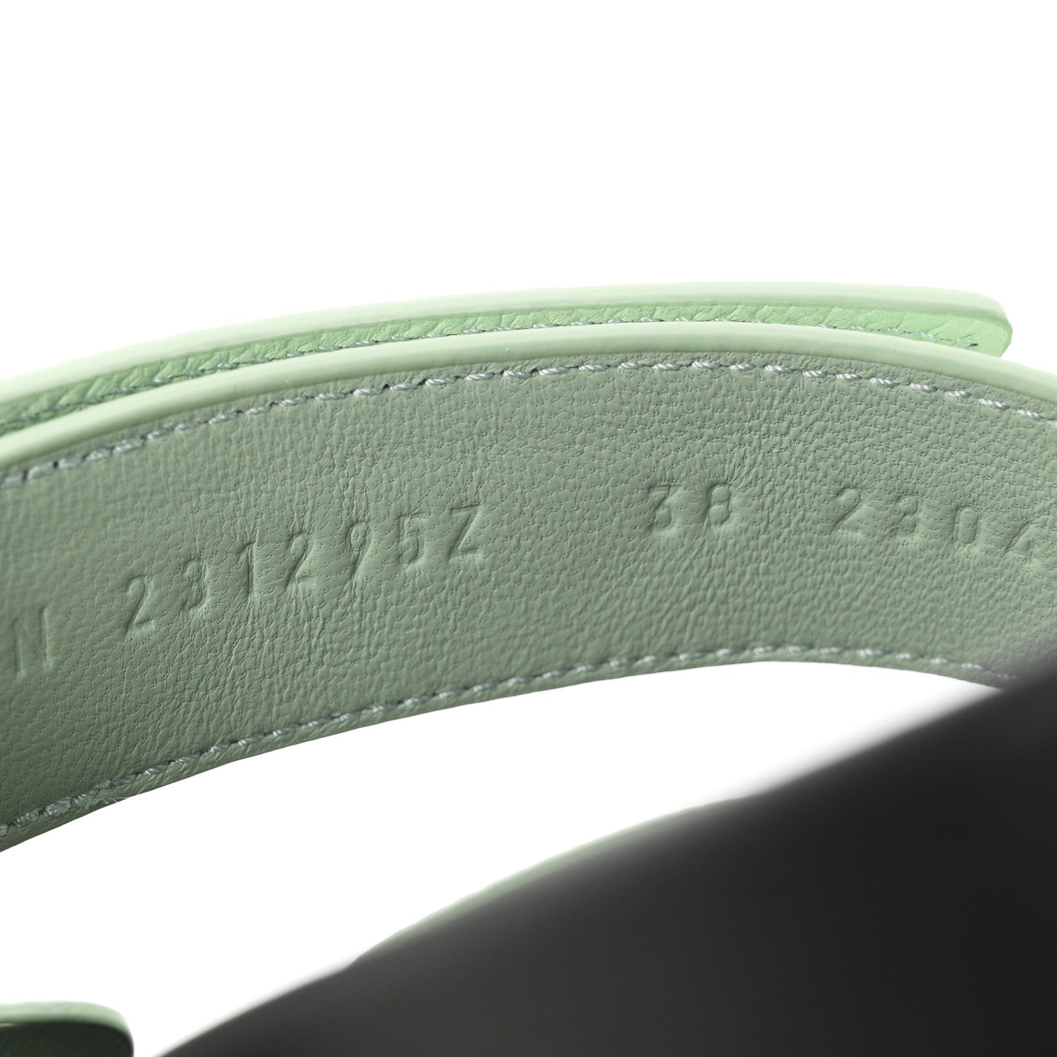 Hermes Epsom Womens Chypre Sandals 38 Vert Jade 9 of 9
