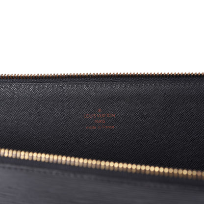Louis Vuitton Epi Poche Documents Portfolio Case 39 Black 8 of 12